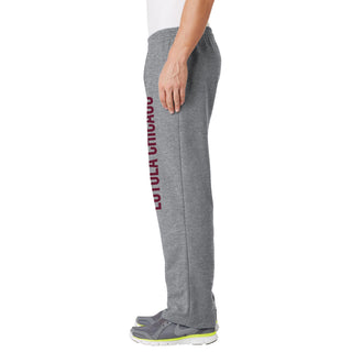 Loyola Chicago Ramblers Super Block Sweatpants - Sport Grey