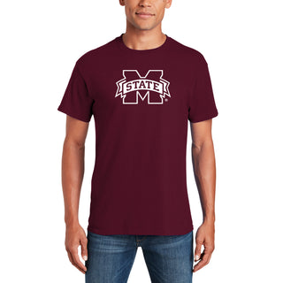 Mississippi State Bulldogs Primary Logo T-Shirt - Maroon