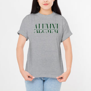 MSU Classic Alumni T-Shirt - Sport Grey