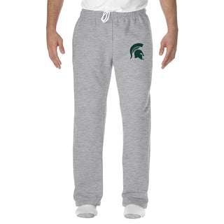 MSU Primary Logo Sweatpants - Sport Grey