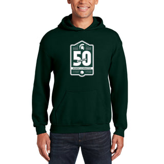 MSU Women's Gymnastics 50th Anniversary Hoodie - Forest