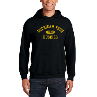 Michigan Tech Athletic Arch Hoodie - Black