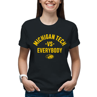 Michigan Tech Vs Everybody T-Shirt - Black