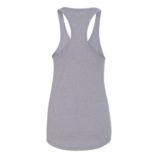 University of Michigan Wolverine's Basic Block Womens Racerback Tank - Heather Grey