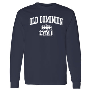 Old Dominion University Monarchs Arch Logo Long Sleeve T-Shirt - Navy