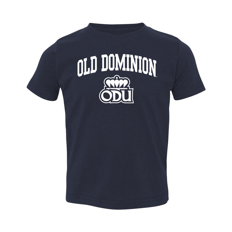 Old Dominion University Monarchs Arch Logo Toddler Short Sleeve T Shirt - Navy