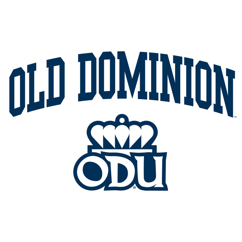 Old Dominion University Monarchs Arch Logo Short Sleeve T Shirt - White