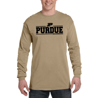 Purdue Impact CC Garment-Dyed Heavyweight Long Sleeve - Khaki