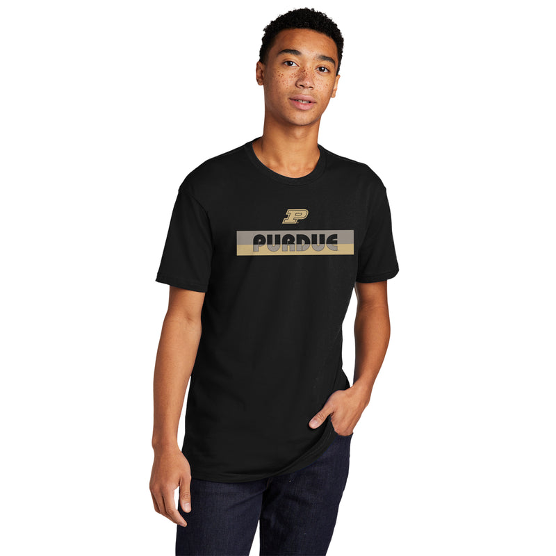 Purdue Split Bar NLA T-Shirt - Black