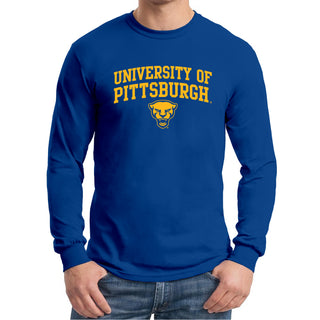 Pittsburgh Panthers Arch Logo Long Sleeve T-Shirt - Royal