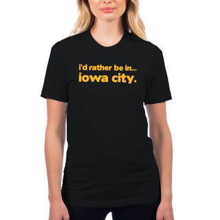 I'd Rather Be in Iowa City NLA T-Shirt - Black