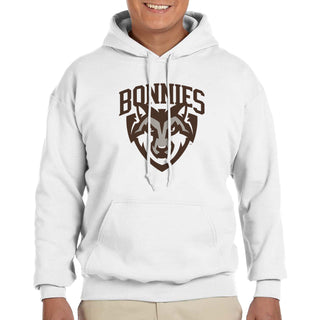 St. Bonaventure Bonnies Primary Logo Hoodie - White