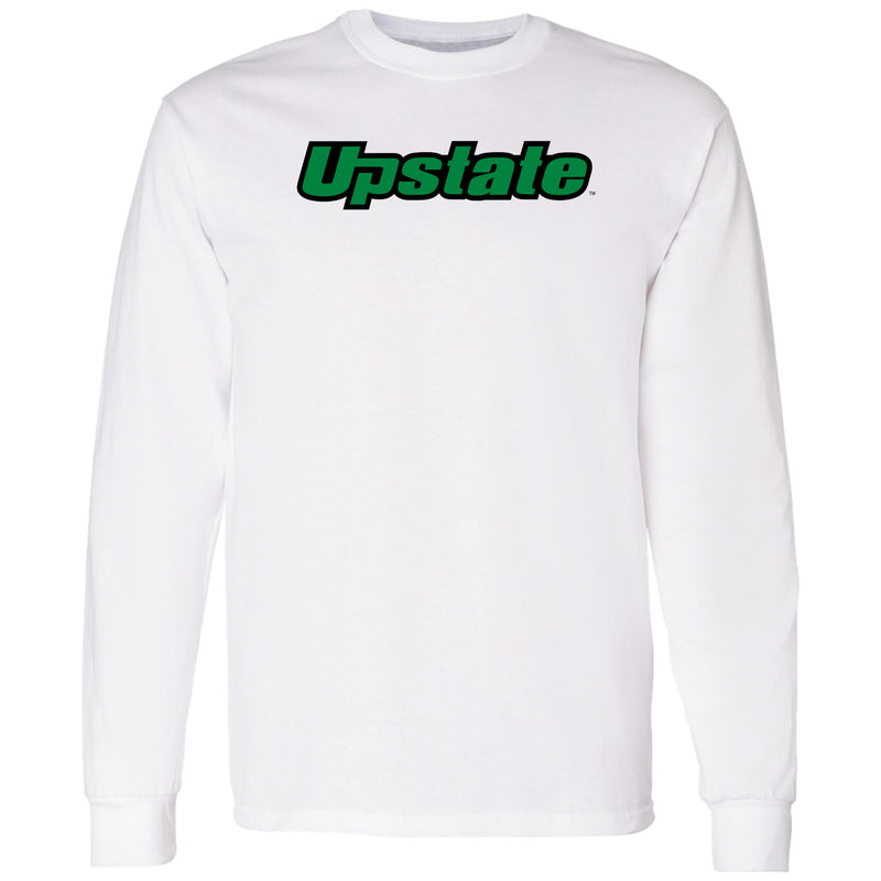 University of South Carolina Upstate Spartans Basic Block Long Sleeve T-Shirt - White