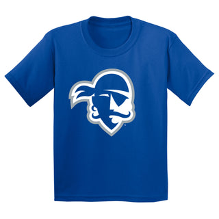 Seton Hall University Pirates Primary Logo Youth Short Sleeve T Shirt - Royal