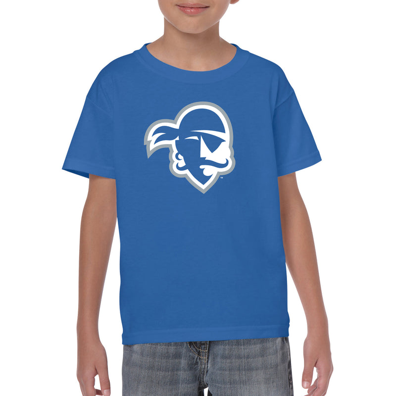 Seton Hall University Pirates Primary Logo Youth Short Sleeve T Shirt - Royal