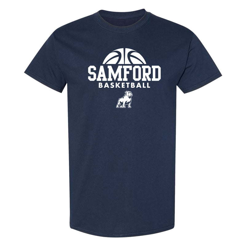 Samford Basketball Hype T-Shirt - Navy