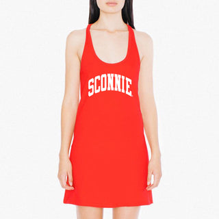 Sconnie Am App Shirt Dress - Red