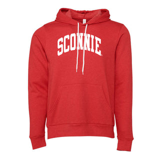 Original Sconnie Arch Sponge Fleece Hood - Heather Red