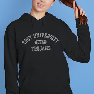 Troy Athletic Arch Hoodie - Black