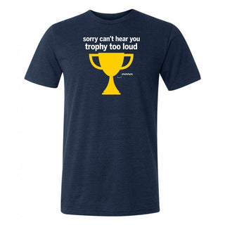 Trophy Too Loud Triblend T-Shirt - Solid Navy Triblend