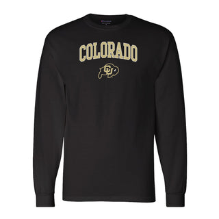 Colorado Arch Logo Champion LS T-Shirt - Black