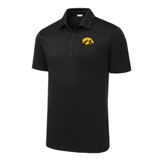 Iowa Tigerhawk EMB LC UV Pro Polo - Black