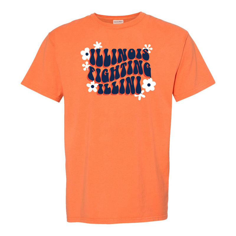 Illinois Groove On CW Garment-Dyed T-Shirt - Horizon