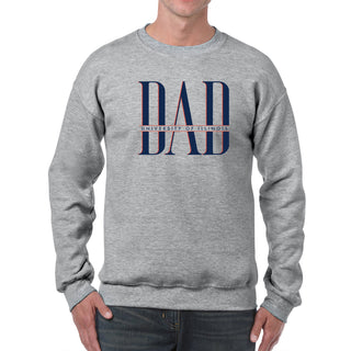 Illinois Classic Dad Crewneck - Sport Grey