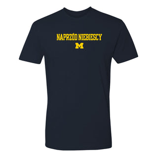 Michigan Go Blue Polish NLA T-Shirt - Midnight Navy