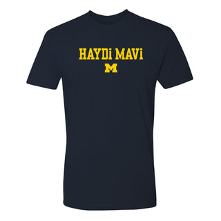 Michigan Go Blue Turkish NLA T-Shirt - Midnight Navy