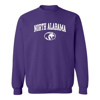 North Alabama Arch Logo Crewneck - Purple