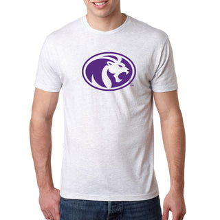 North Alabama Primary Logo Triblend T-Shirt - Heather White