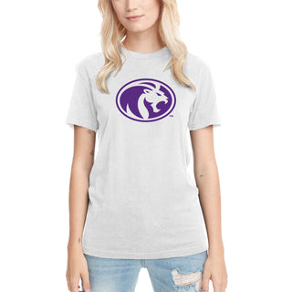 North Alabama Primary Logo Triblend T-Shirt - Heather White