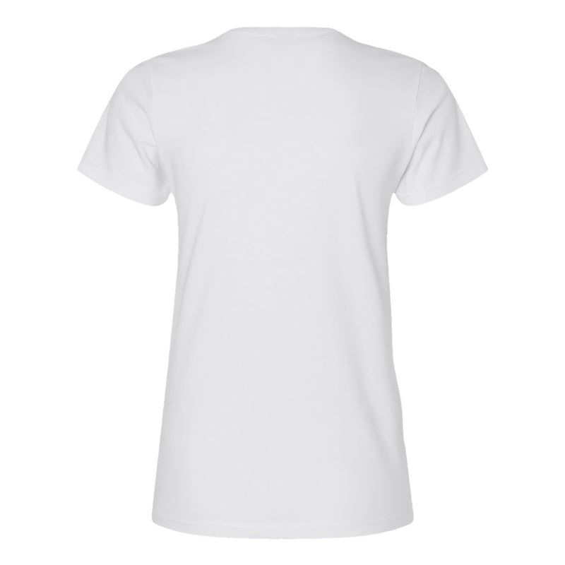University of New Mexico Lobos Primary Logo Cotton Womens T-Shirt - White
