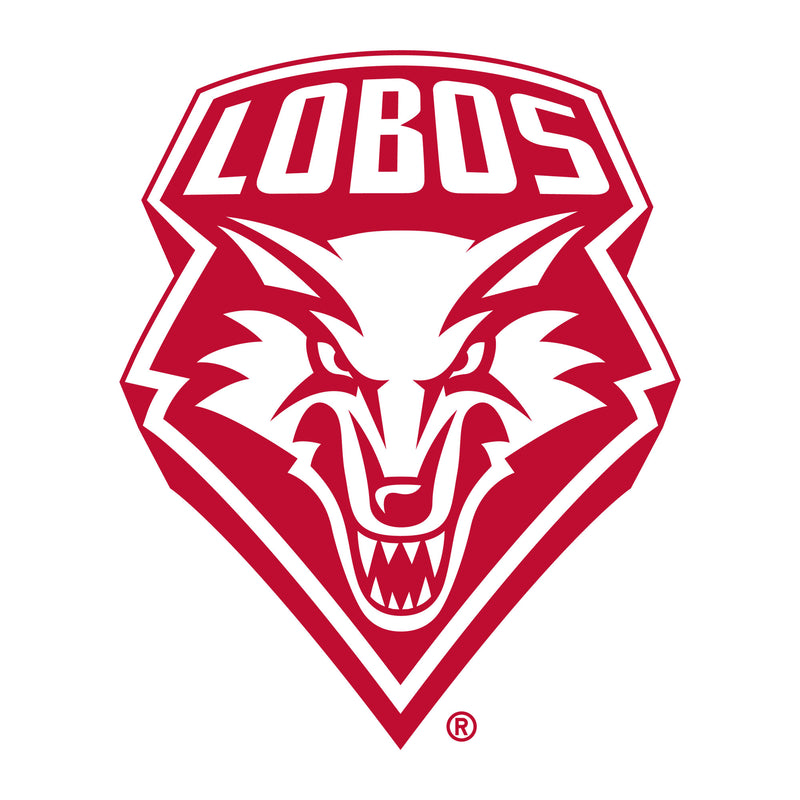 University of New Mexico Lobos Primary Logo Cotton Youth T-Shirt - White