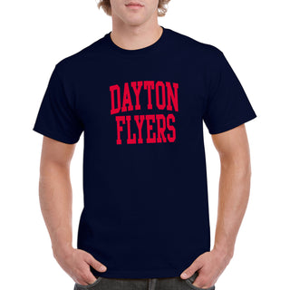 Dayton Front Back Print T-Shirt - Navy