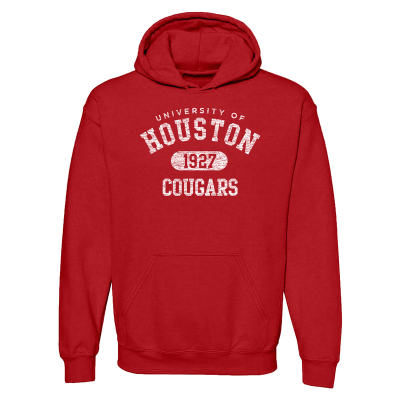 University of Houston Cougars Athletic Arch Heavy Blend Hoodie - Red