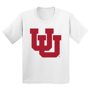 Utah Utes Primary Logo Youth T-Shirt - White