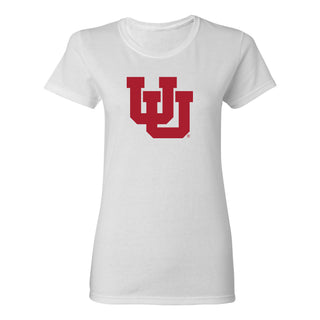 Utah Utes Primary Logo Women's T-Shirt - White