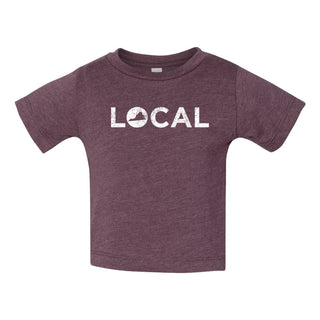 Virginia LOCAL Infant Jersey Tee - Heather Maroon