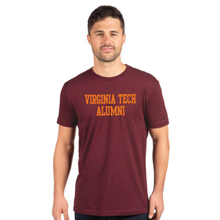 Virginia Tech Block Alumni Premium Cotton T-Shirt - Maroon