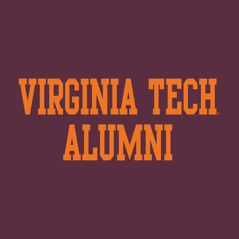 Virginia Tech Basic Block Alumni T-Shirt - Maroon