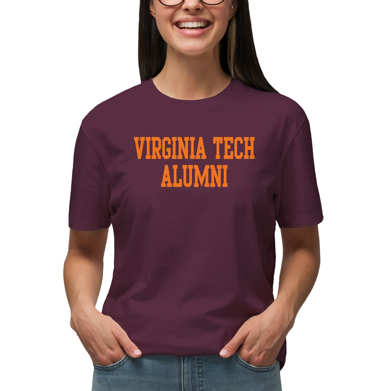 Virginia Tech Basic Block Alumni T-Shirt - Maroon