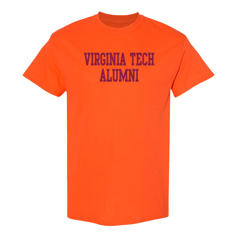 Virginia Tech Basic Block Alumni T-Shirt - Orange