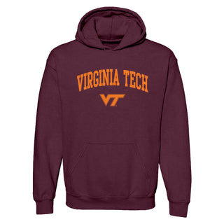 Virginia Tech Arch Logo Hoodie - Maroon