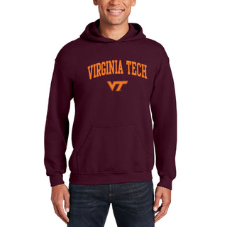 Virginia Tech Arch Logo Hoodie - Maroon