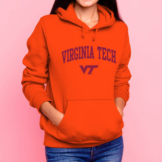 Virginia Tech Arch Logo Hoodie - Orange