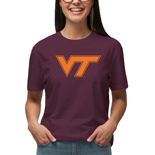 Virginia Tech Primary Logo T-Shirt - Maroon