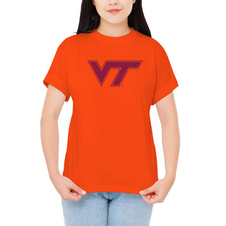 Virginia Tech Primary Logo T-Shirt - Orange