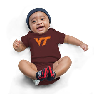 Virginia Tech Primary Logo Creeper - Maroon